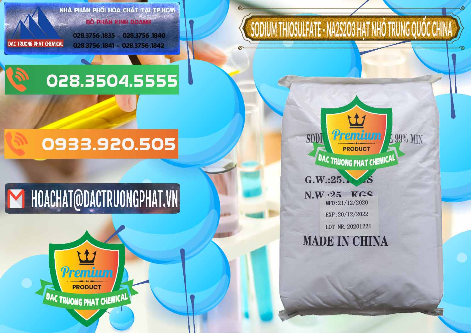 Công ty nhập khẩu _ bán Sodium Thiosulfate - NA2S2O3 Hạt Nhỏ Trung Quốc China - 0204 - Cty chuyên kinh doanh và phân phối hóa chất tại TP.HCM - hoachatxulynuoc.com.vn