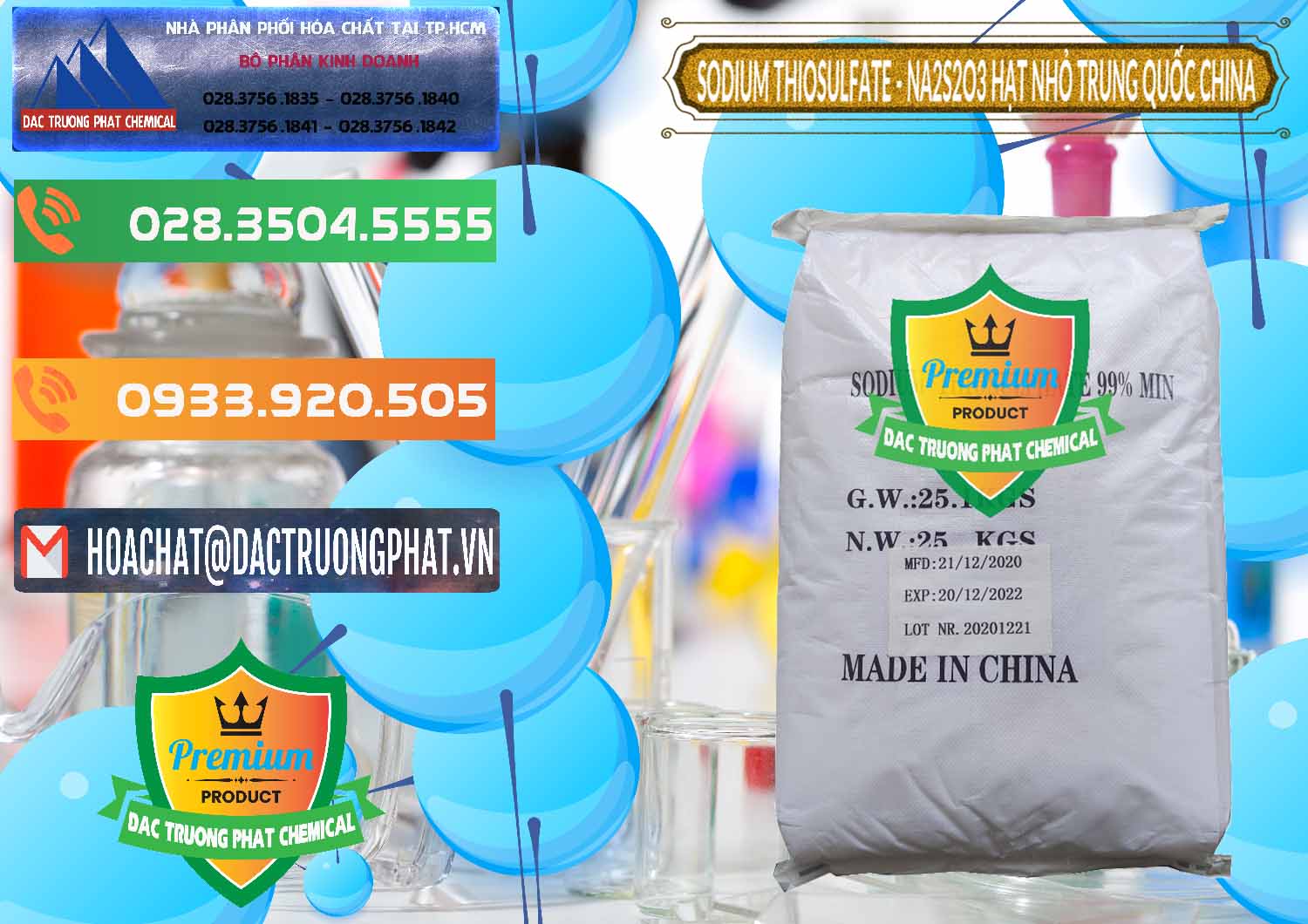 Nơi bán ( cung ứng ) Sodium Thiosulfate - NA2S2O3 Hạt Nhỏ Trung Quốc China - 0204 - Công ty bán và phân phối hóa chất tại TP.HCM - hoachatxulynuoc.com.vn