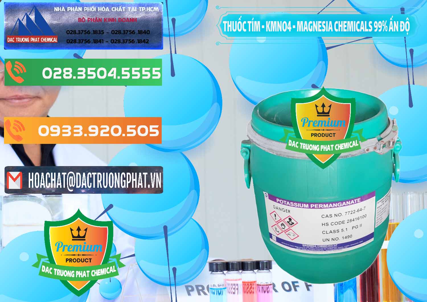 Công ty kinh doanh - bán Thuốc Tím - KMNO4 Magnesia Chemicals 99% Ấn Độ India - 0251 - Công ty chuyên kinh doanh & cung cấp hóa chất tại TP.HCM - hoachatxulynuoc.com.vn