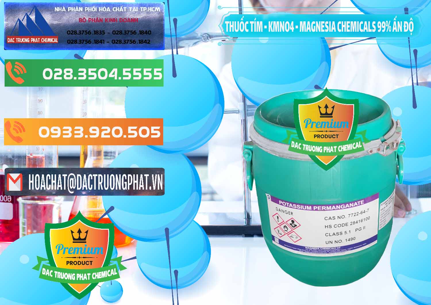 Nơi chuyên phân phối & bán Thuốc Tím - KMNO4 Magnesia Chemicals 99% Ấn Độ India - 0251 - Cty chuyên kinh doanh _ phân phối hóa chất tại TP.HCM - hoachatxulynuoc.com.vn