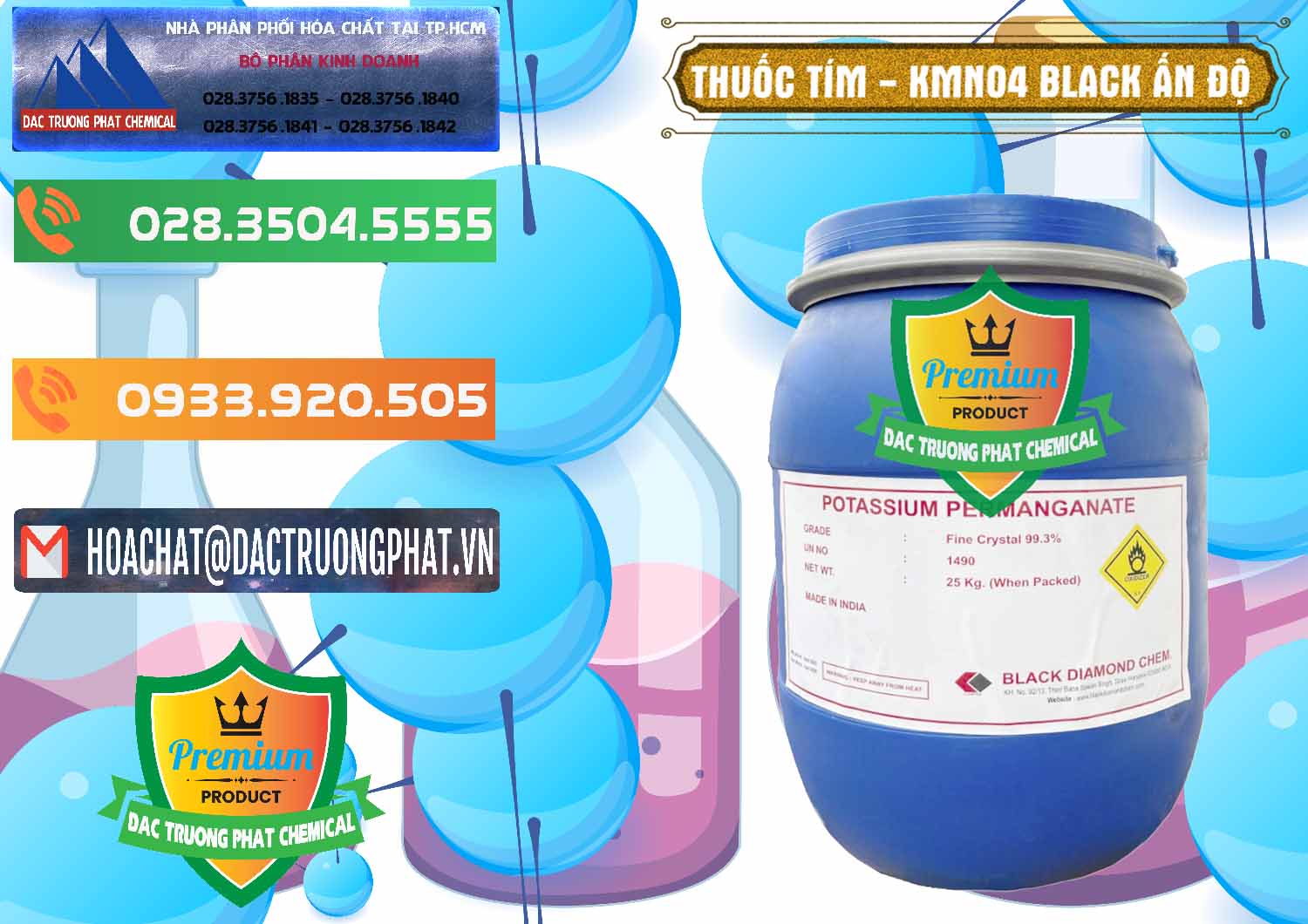 Công ty chuyên phân phối & bán Thuốc Tím - KMNO4 Black Diamond Ấn Độ India - 0414 - Chuyên bán & cung cấp hóa chất tại TP.HCM - hoachatxulynuoc.com.vn