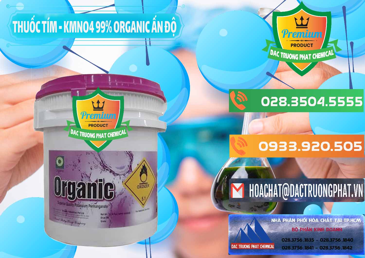 Chuyên cung cấp & bán Thuốc Tím - KMNO4 99% Organic Ấn Độ India - 0216 - Đơn vị cung ứng _ phân phối hóa chất tại TP.HCM - hoachatxulynuoc.com.vn