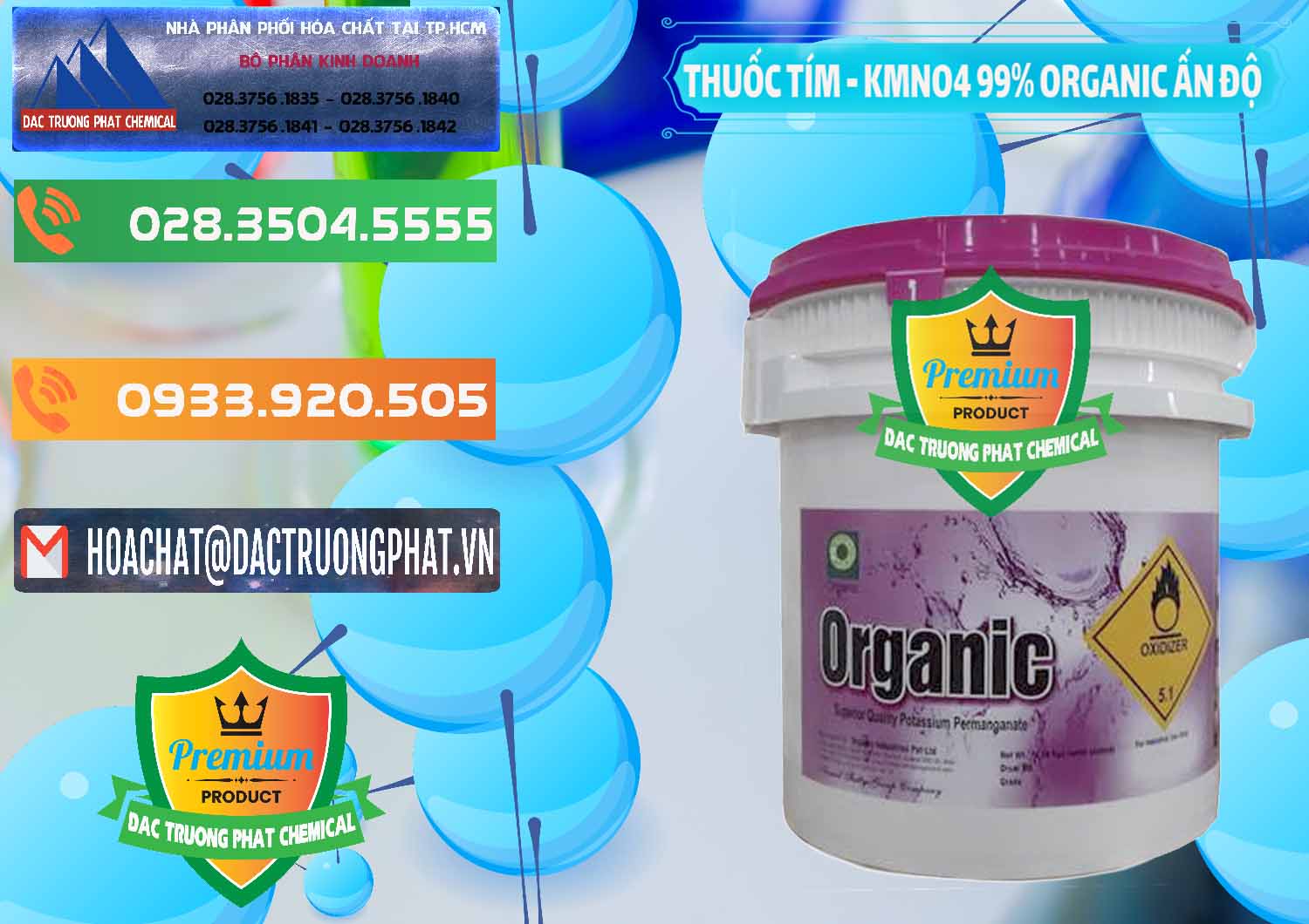 Công ty chuyên bán và cung cấp Thuốc Tím - KMNO4 99% Organic Ấn Độ India - 0216 - Đơn vị chuyên bán - cung cấp hóa chất tại TP.HCM - hoachatxulynuoc.com.vn
