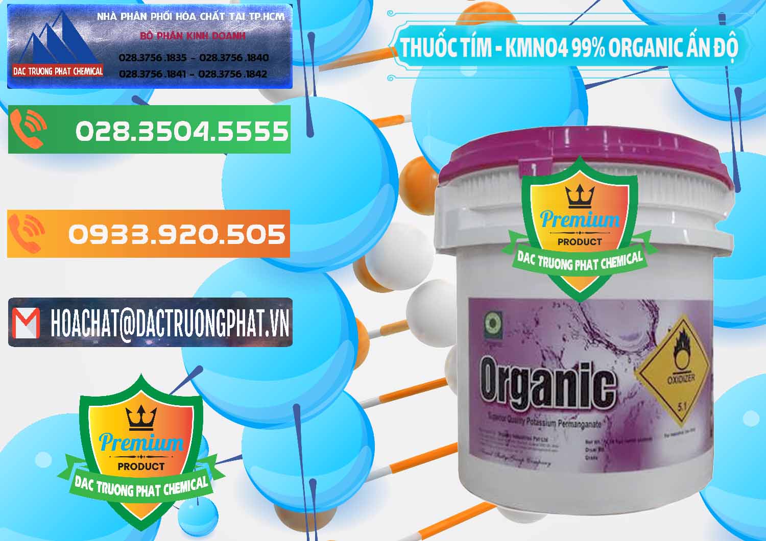 Đơn vị chuyên kinh doanh _ bán Thuốc Tím - KMNO4 99% Organic Ấn Độ India - 0216 - Nơi chuyên phân phối và bán hóa chất tại TP.HCM - hoachatxulynuoc.com.vn