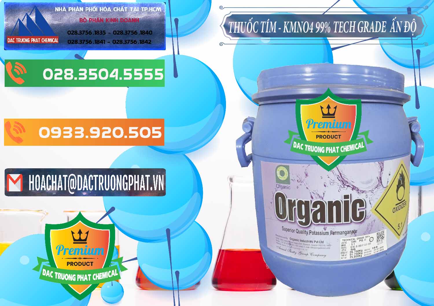 Cty bán _ cung ứng Thuốc Tím - KMNO4 99% Organic Group Ấn Độ India - 0250 - Cty bán _ cung cấp hóa chất tại TP.HCM - hoachatxulynuoc.com.vn