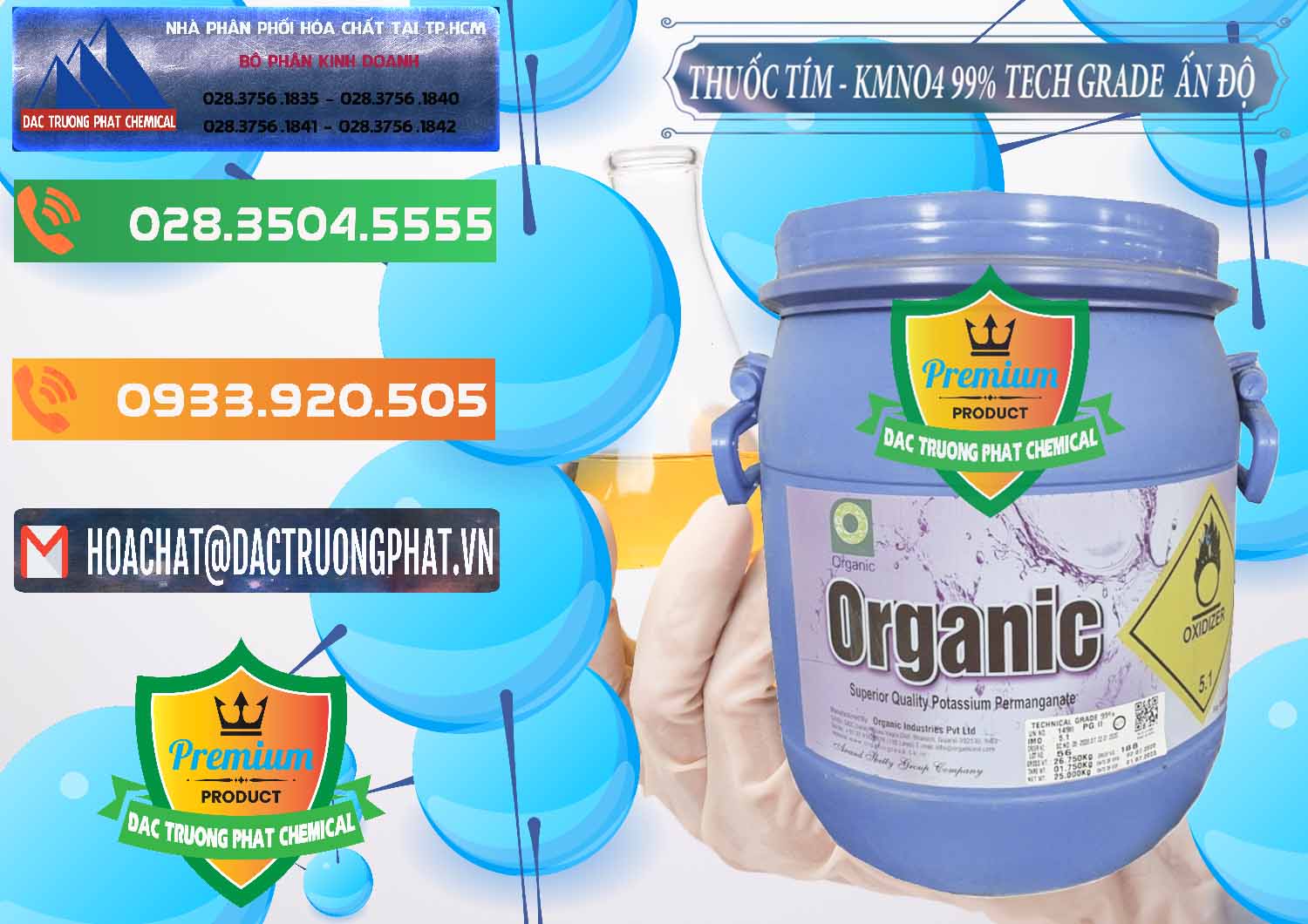 Công ty cung ứng - bán Thuốc Tím - KMNO4 99% Organic Group Ấn Độ India - 0250 - Công ty phân phối & cung cấp hóa chất tại TP.HCM - hoachatxulynuoc.com.vn