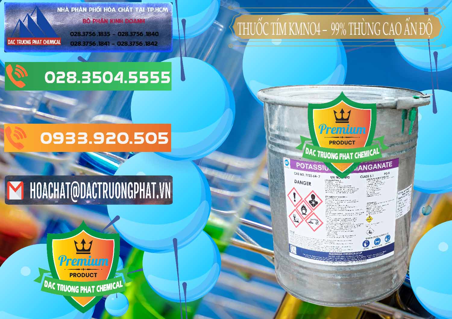 Nơi cung cấp - bán Thuốc Tím - KMNO4 Thùng Cao 99% Magnesia Chemicals Ấn Độ India - 0164 - Nhà cung cấp và kinh doanh hóa chất tại TP.HCM - hoachatxulynuoc.com.vn