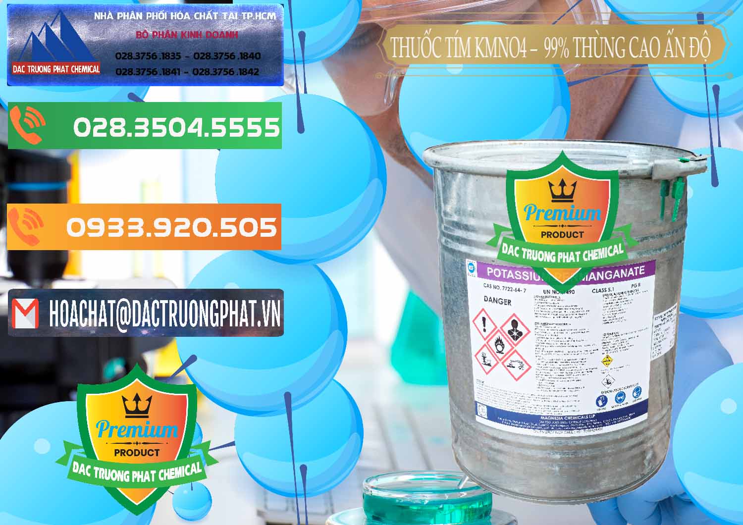 Bán _ cung ứng Thuốc Tím - KMNO4 Thùng Cao 99% Magnesia Chemicals Ấn Độ India - 0164 - Nơi cung cấp _ nhập khẩu hóa chất tại TP.HCM - hoachatxulynuoc.com.vn