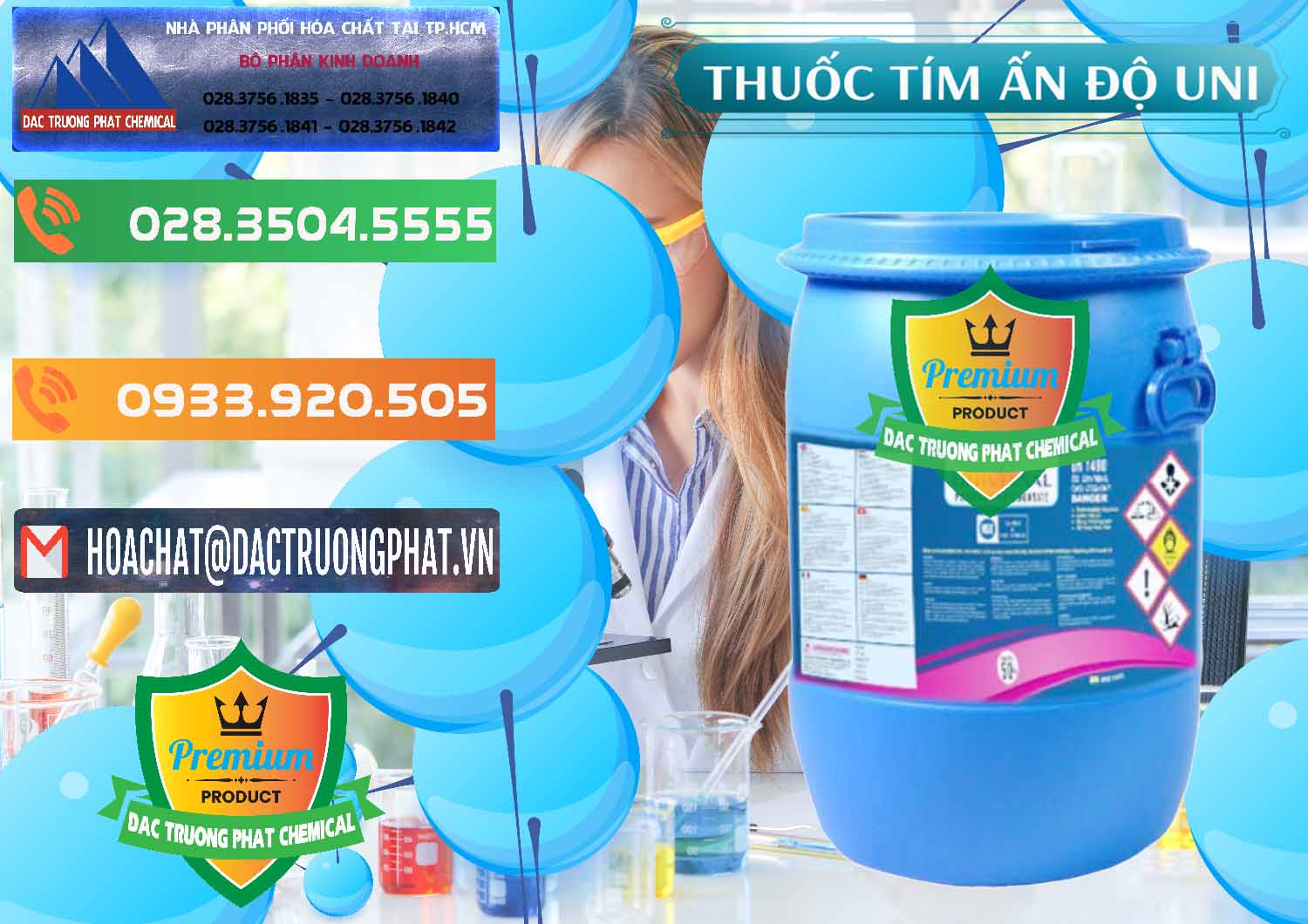 Cty bán _ cung cấp Thuốc Tím - KMNO4 Universal Ấn Độ India - 0419 - Nhà cung cấp & phân phối hóa chất tại TP.HCM - hoachatxulynuoc.com.vn