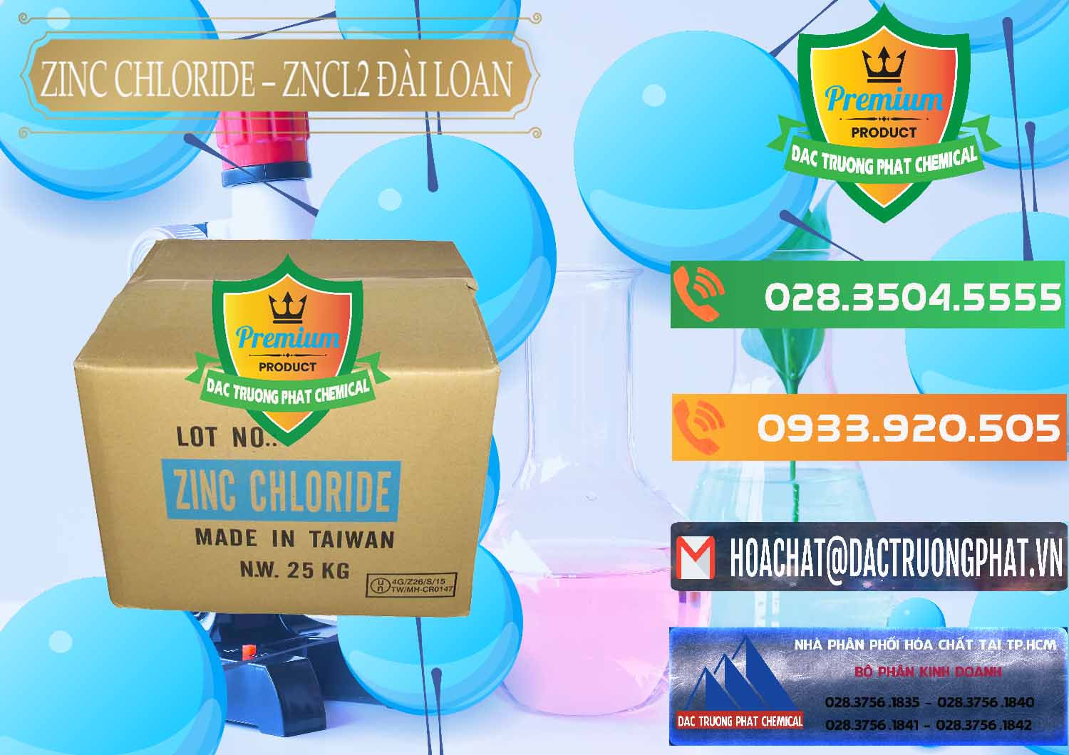 Cty cung cấp _ bán Zinc Chloride - ZNCL2 96% Đài Loan Taiwan - 0178 - Nơi chuyên phân phối và nhập khẩu hóa chất tại TP.HCM - hoachatxulynuoc.com.vn