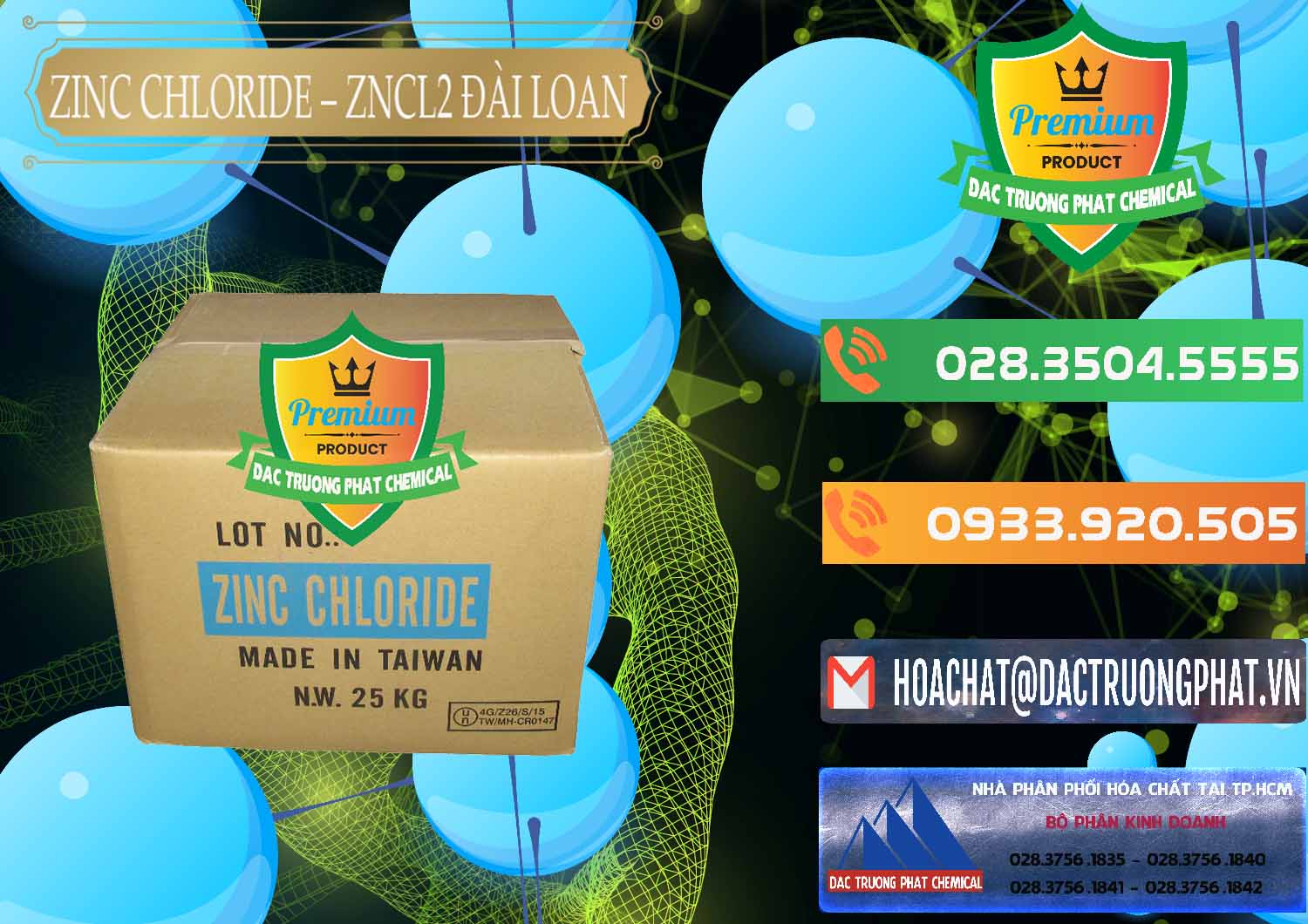 Cty chuyên cung ứng ( bán ) Zinc Chloride - ZNCL2 96% Đài Loan Taiwan - 0178 - Đơn vị cung cấp & nhập khẩu hóa chất tại TP.HCM - hoachatxulynuoc.com.vn