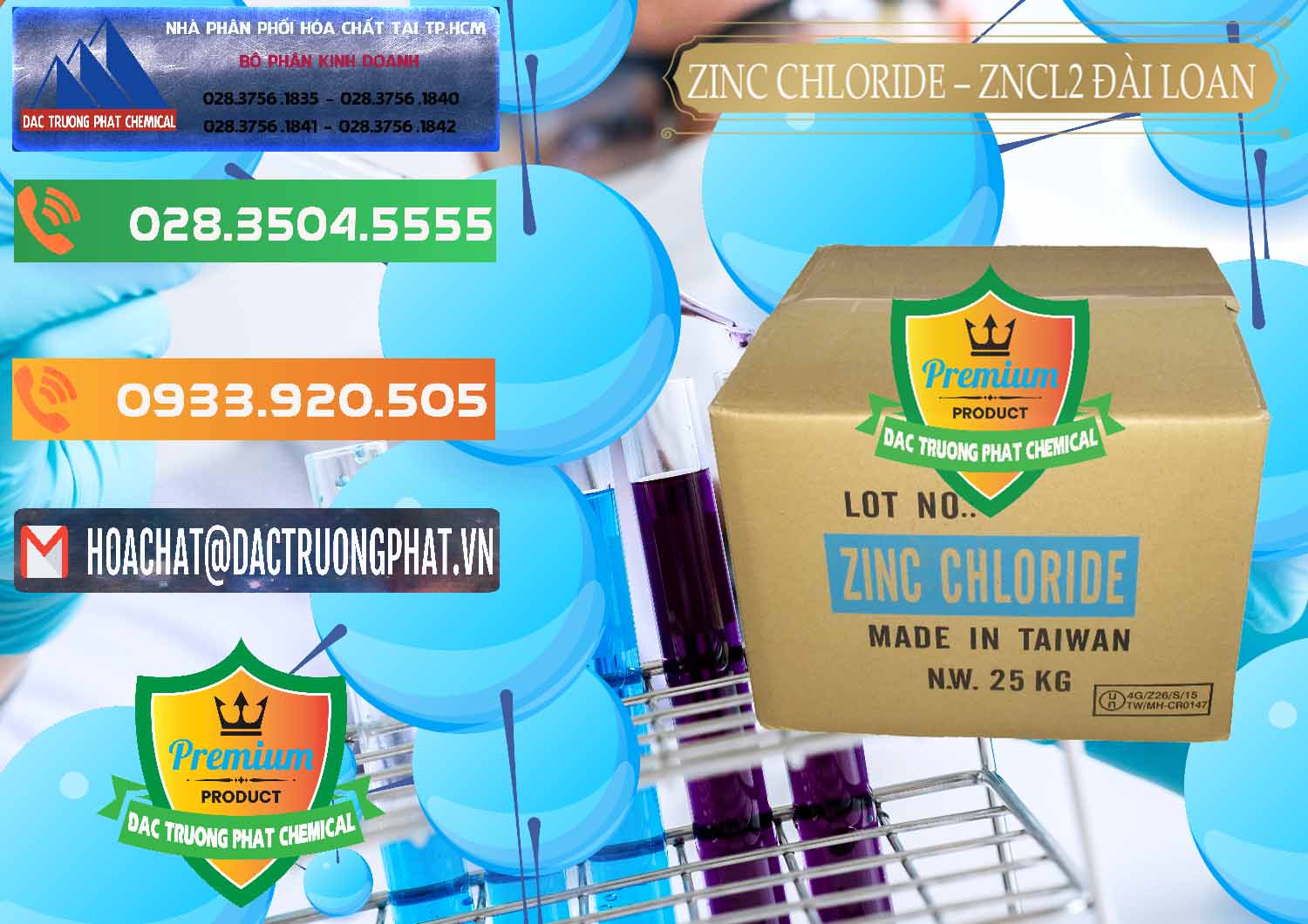 Nơi nhập khẩu và bán Zinc Chloride - ZNCL2 96% Đài Loan Taiwan - 0178 - Nơi chuyên kinh doanh & phân phối hóa chất tại TP.HCM - hoachatxulynuoc.com.vn