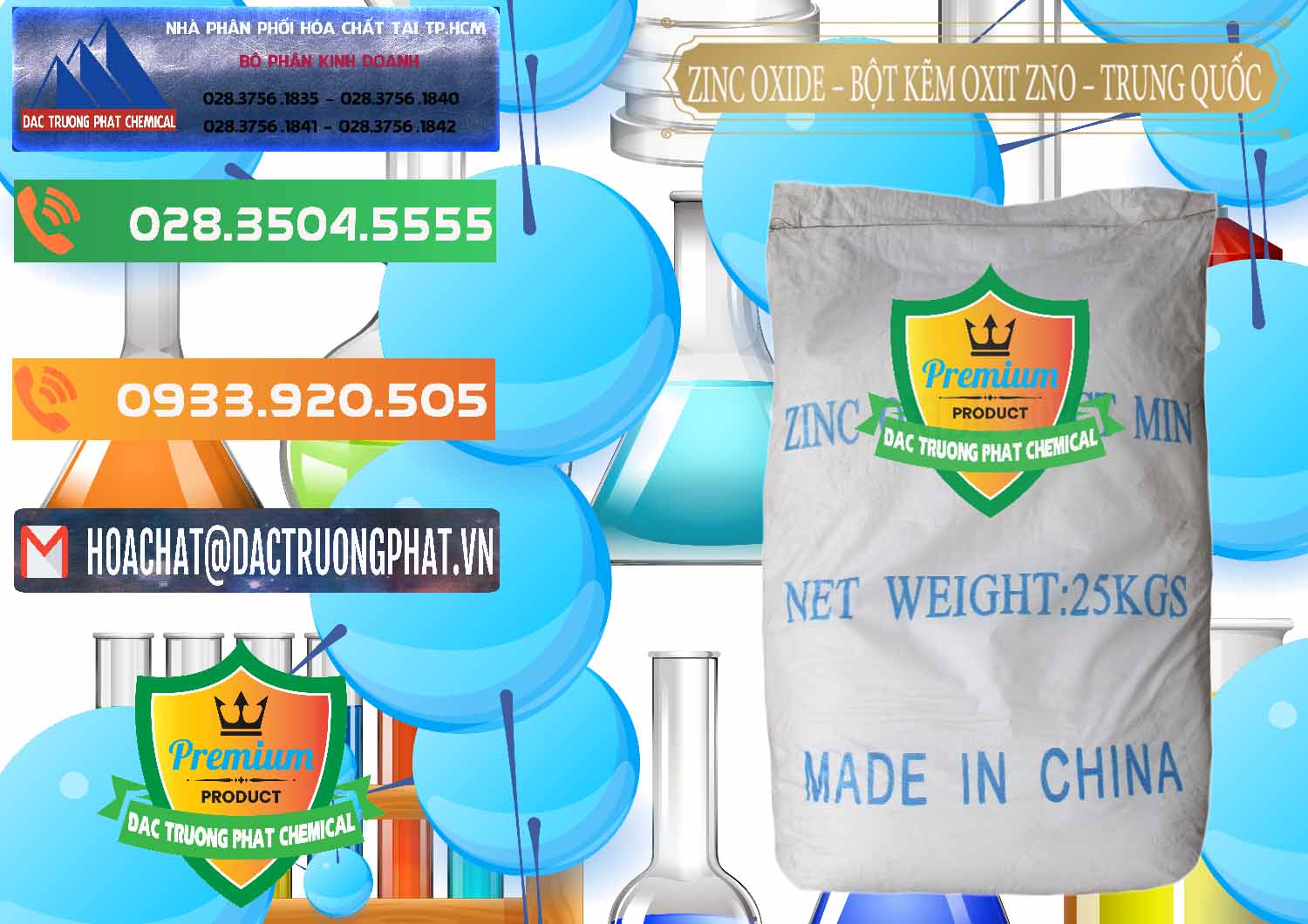 Công ty phân phối & bán Zinc Oxide - Bột Kẽm Oxit ZNO Trung Quốc China - 0182 - Đơn vị bán _ cung cấp hóa chất tại TP.HCM - hoachatxulynuoc.com.vn
