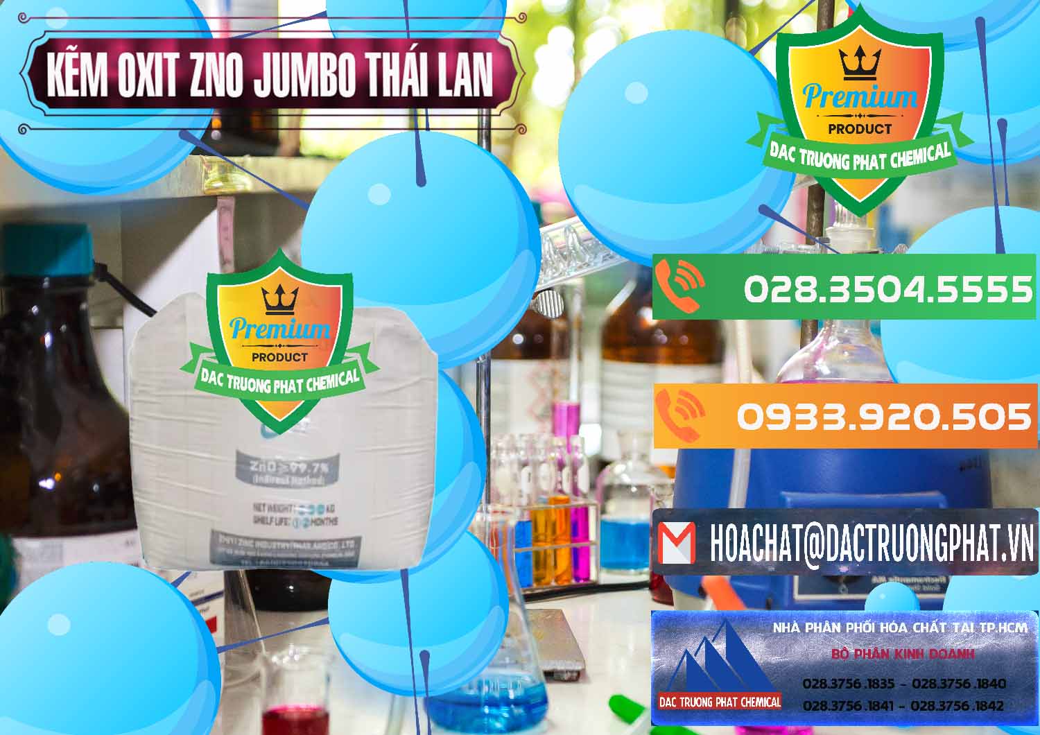 Nhà phân phối - bán Zinc Oxide - Bột Kẽm Oxit ZNO Jumbo Bành Thái Lan Thailand - 0370 - Công ty nhập khẩu ( phân phối ) hóa chất tại TP.HCM - hoachatxulynuoc.com.vn