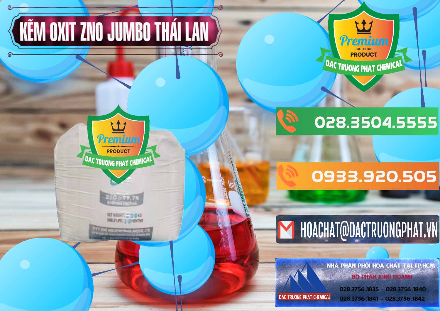 Nơi chuyên bán & phân phối Zinc Oxide - Bột Kẽm Oxit ZNO Jumbo Bành Thái Lan Thailand - 0370 - Chuyên cung cấp và phân phối hóa chất tại TP.HCM - hoachatxulynuoc.com.vn