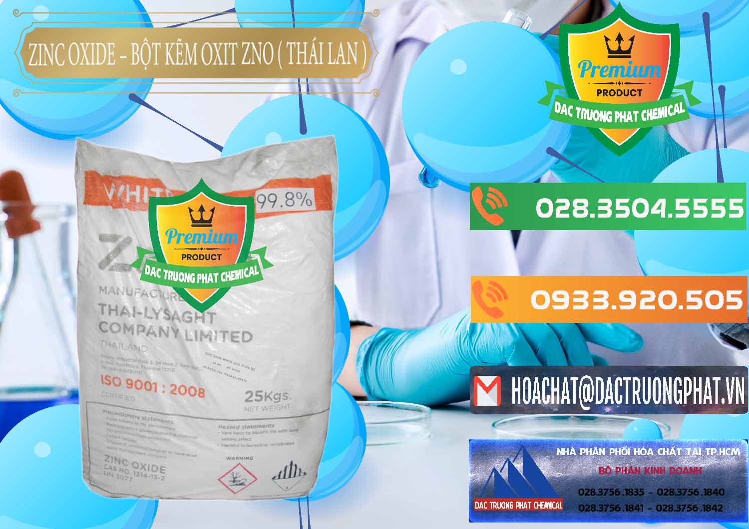 Công ty bán _ phân phối Zinc Oxide - Bột Kẽm Oxit ZNO Thái Lan Thailand - 0181 - Công ty chuyên nhập khẩu - cung cấp hóa chất tại TP.HCM - hoachatxulynuoc.com.vn