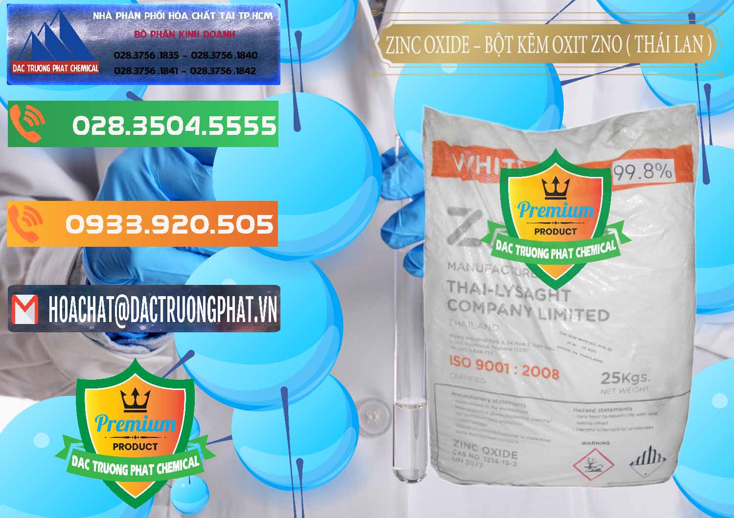 Chuyên phân phối và bán Zinc Oxide - Bột Kẽm Oxit ZNO Thái Lan Thailand - 0181 - Chuyên phân phối ( nhập khẩu ) hóa chất tại TP.HCM - hoachatxulynuoc.com.vn