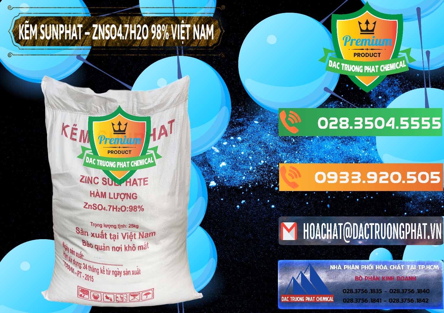 Nơi chuyên phân phối và cung ứng Kẽm Sunfat – ZNSO4.7H2O Việt Nam - 0189 - Công ty chuyên phân phối & bán hóa chất tại TP.HCM - hoachatxulynuoc.com.vn