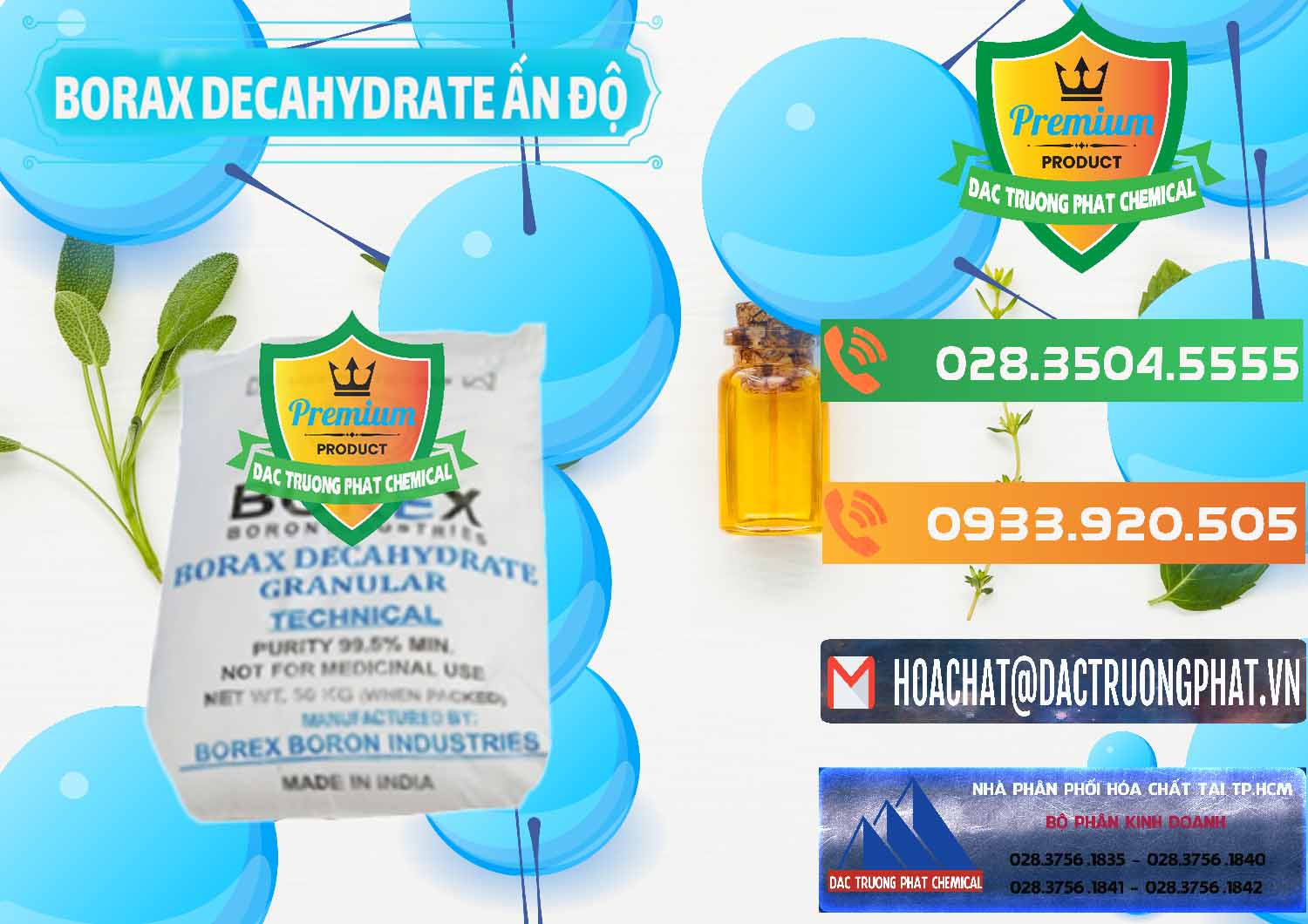 Nhà cung ứng và bán Borax Decahydrate Ấn Độ India - 0449 - Cung cấp ( kinh doanh ) hóa chất tại TP.HCM - hoachatxulynuoc.com.vn
