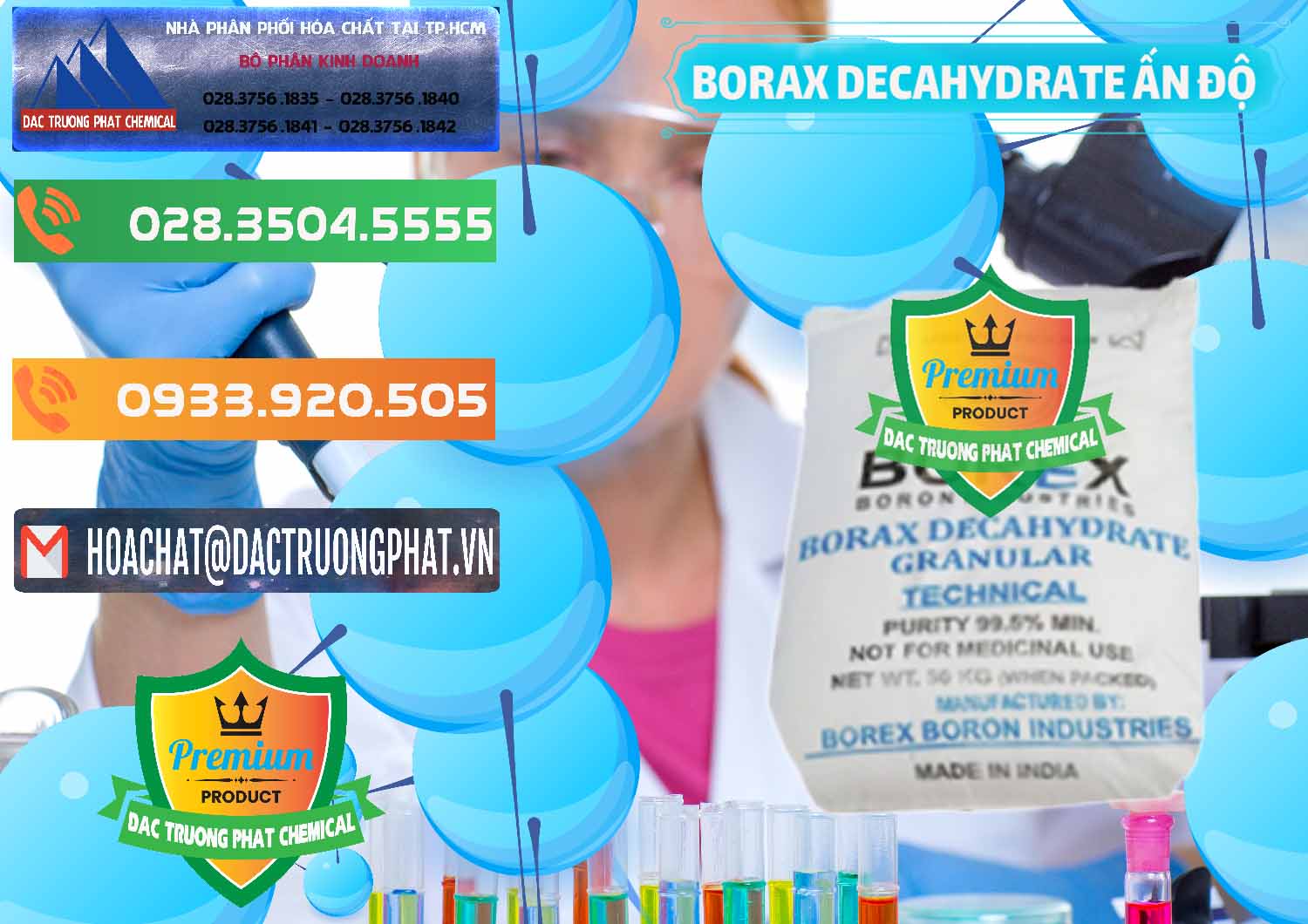 Công ty bán và phân phối Borax Decahydrate Ấn Độ India - 0449 - Công ty chuyên kinh doanh - phân phối hóa chất tại TP.HCM - hoachatxulynuoc.com.vn