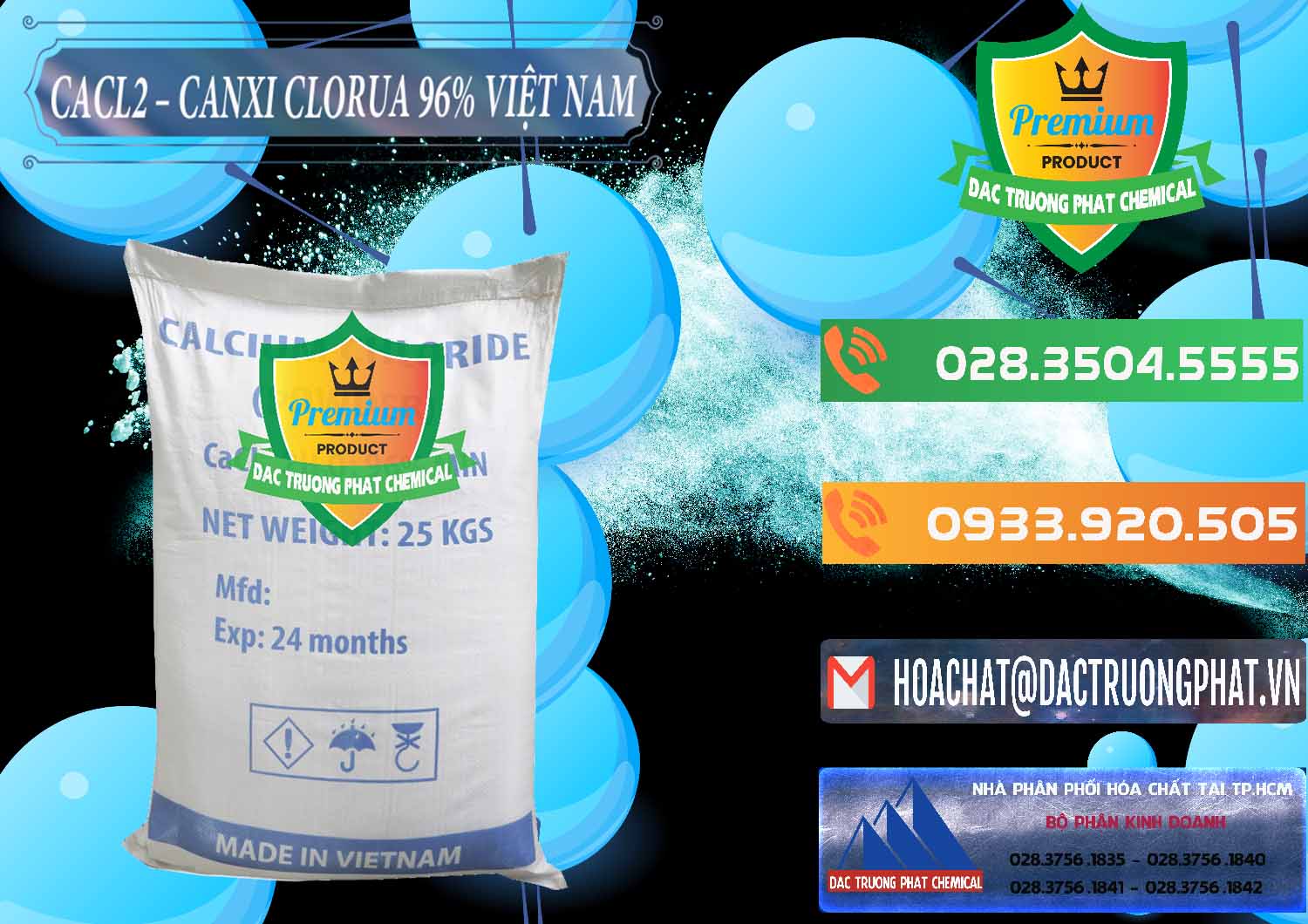 Nơi chuyên bán và cung cấp CaCl2 – Canxi Clorua 96% Việt Nam - 0236 - Đơn vị chuyên phân phối & cung ứng hóa chất tại TP.HCM - hoachatxulynuoc.com.vn
