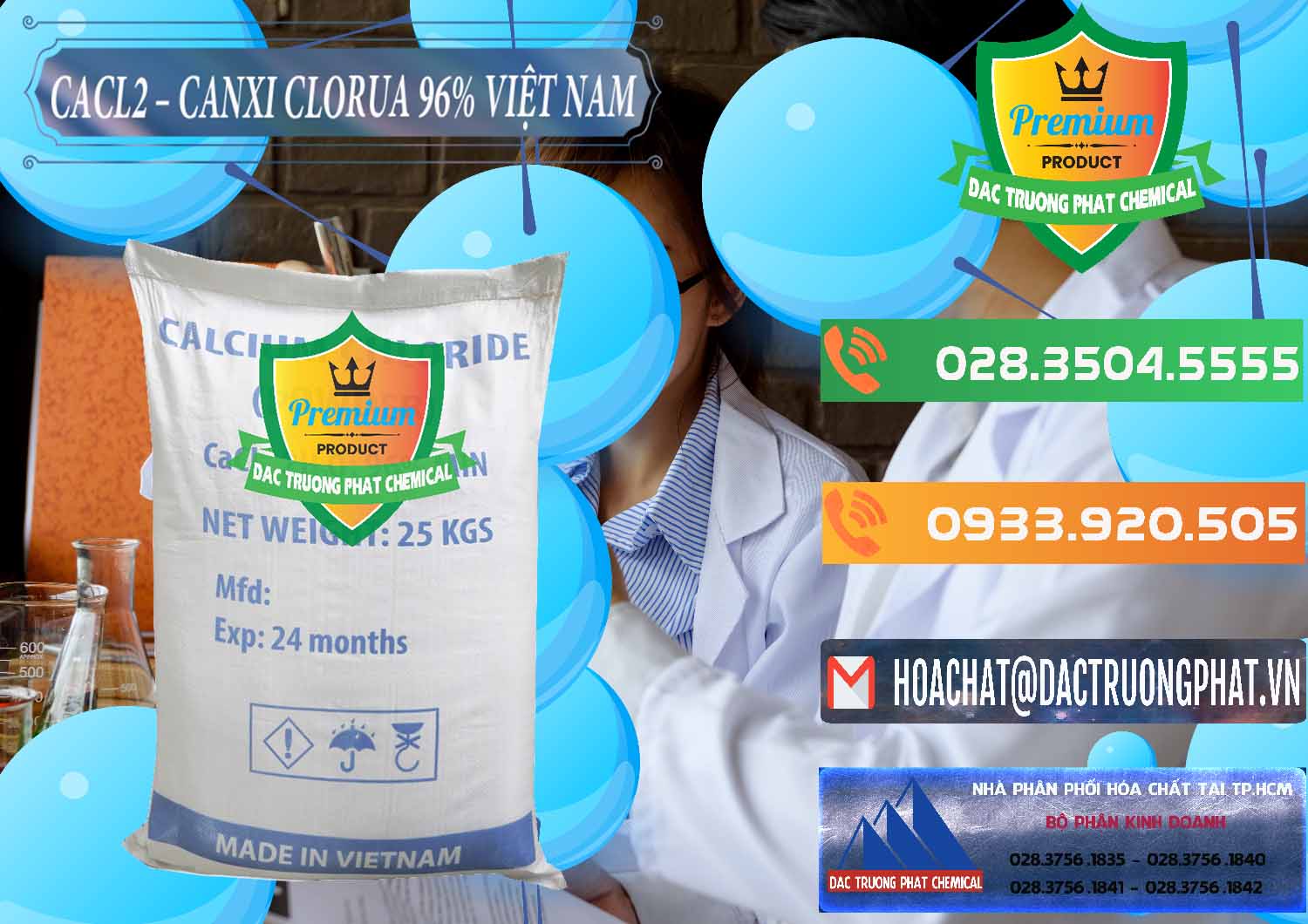 Nơi chuyên cung ứng và bán CaCl2 – Canxi Clorua 96% Việt Nam - 0236 - Đơn vị chuyên cung cấp ( kinh doanh ) hóa chất tại TP.HCM - hoachatxulynuoc.com.vn