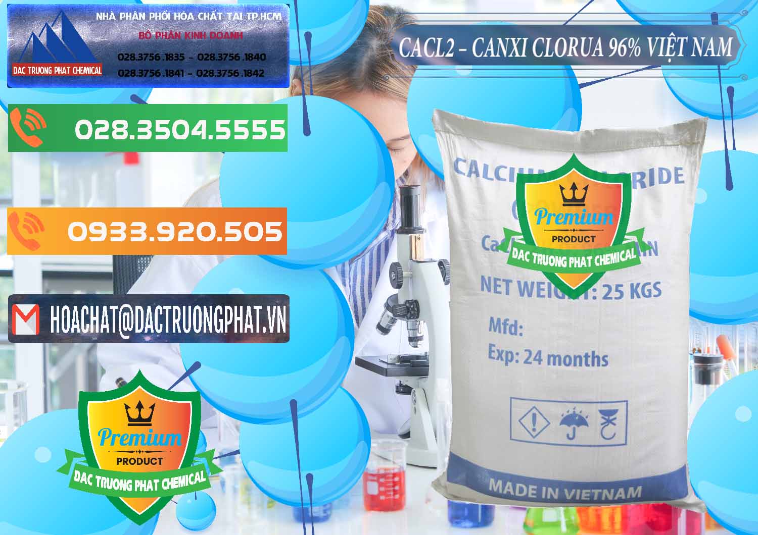 Cty chuyên cung cấp ( bán ) CaCl2 – Canxi Clorua 96% Việt Nam - 0236 - Nhà phân phối - cung ứng hóa chất tại TP.HCM - hoachatxulynuoc.com.vn