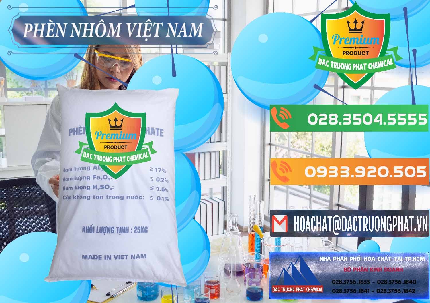Công ty bán - cung cấp Phèn Nhôm - Al2(SO4)3 17% Việt Nam - 0465 - Nơi cung ứng _ phân phối hóa chất tại TP.HCM - hoachatxulynuoc.com.vn