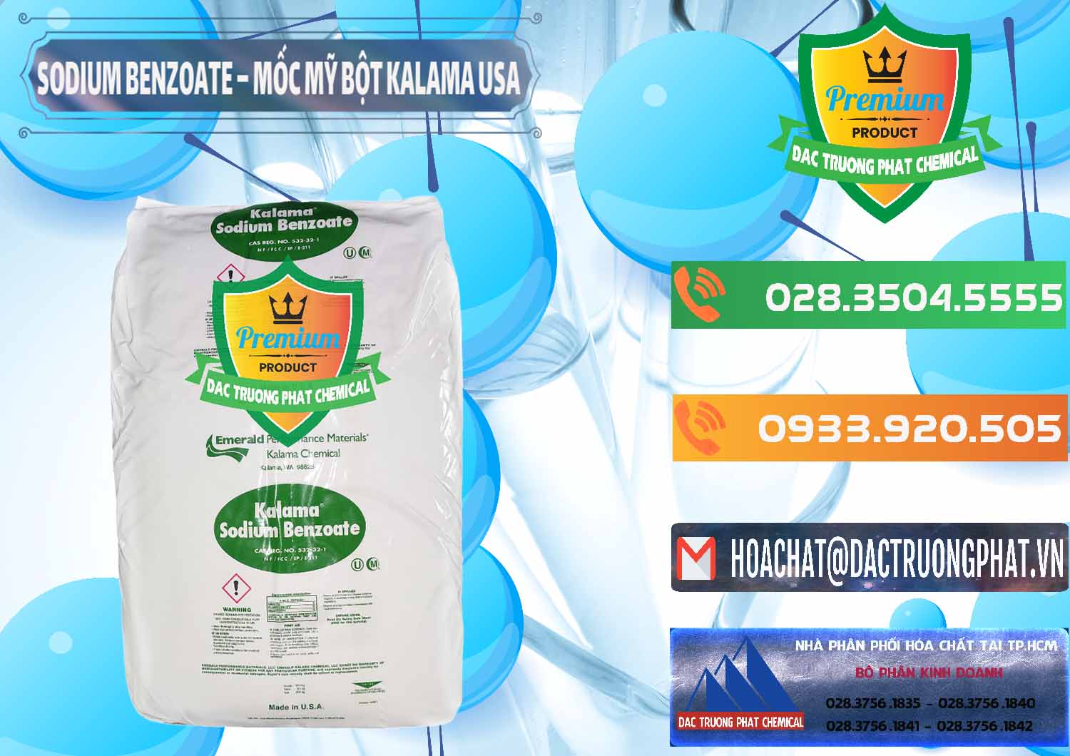 Công ty chuyên bán ( cung cấp ) Sodium Benzoate - Mốc Bột Kalama Food Grade Mỹ Usa - 0136 - Nơi chuyên nhập khẩu - cung cấp hóa chất tại TP.HCM - hoachatxulynuoc.com.vn