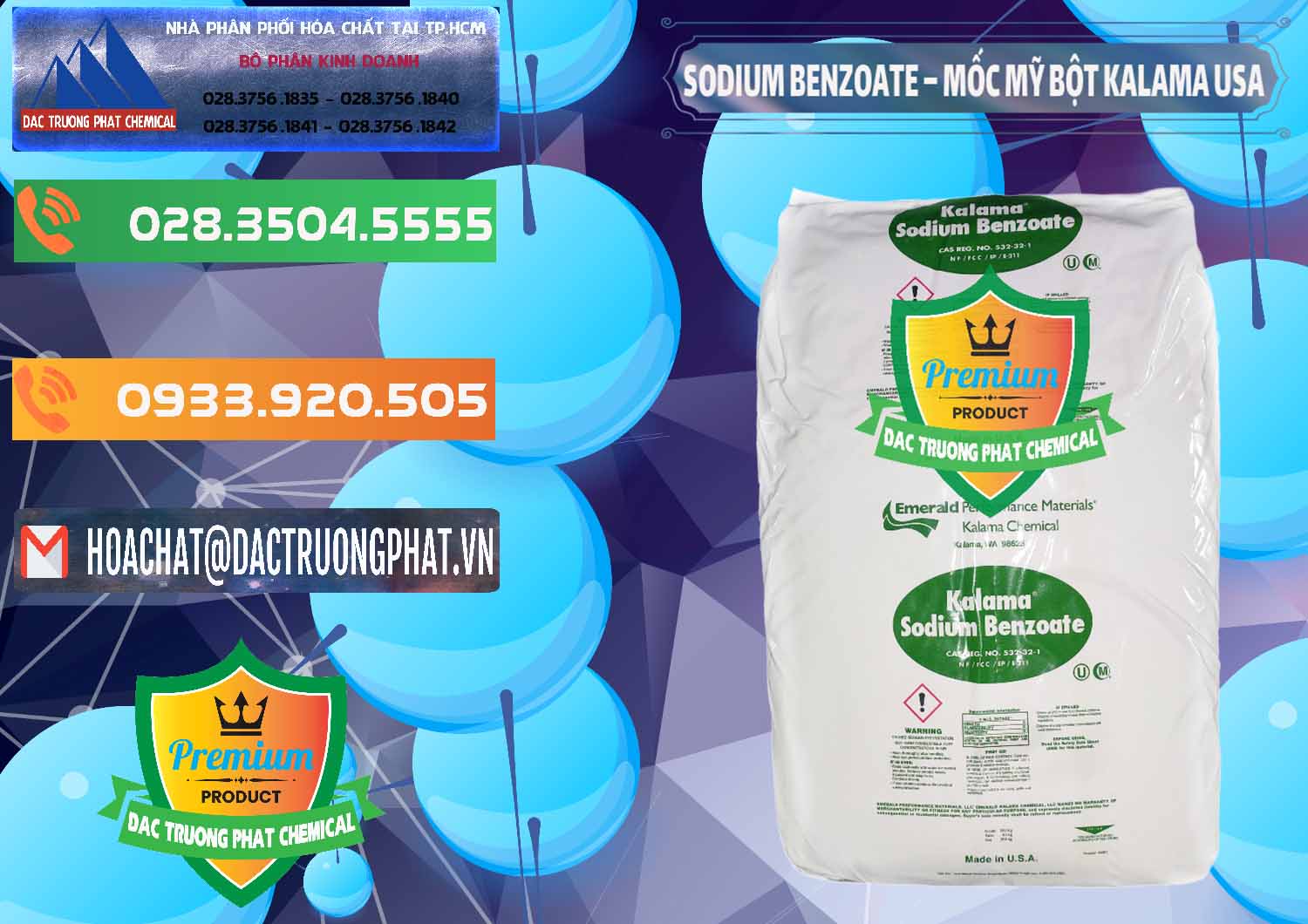 Đơn vị cung ứng và bán Sodium Benzoate - Mốc Bột Kalama Food Grade Mỹ Usa - 0136 - Nơi chuyên kinh doanh và phân phối hóa chất tại TP.HCM - hoachatxulynuoc.com.vn