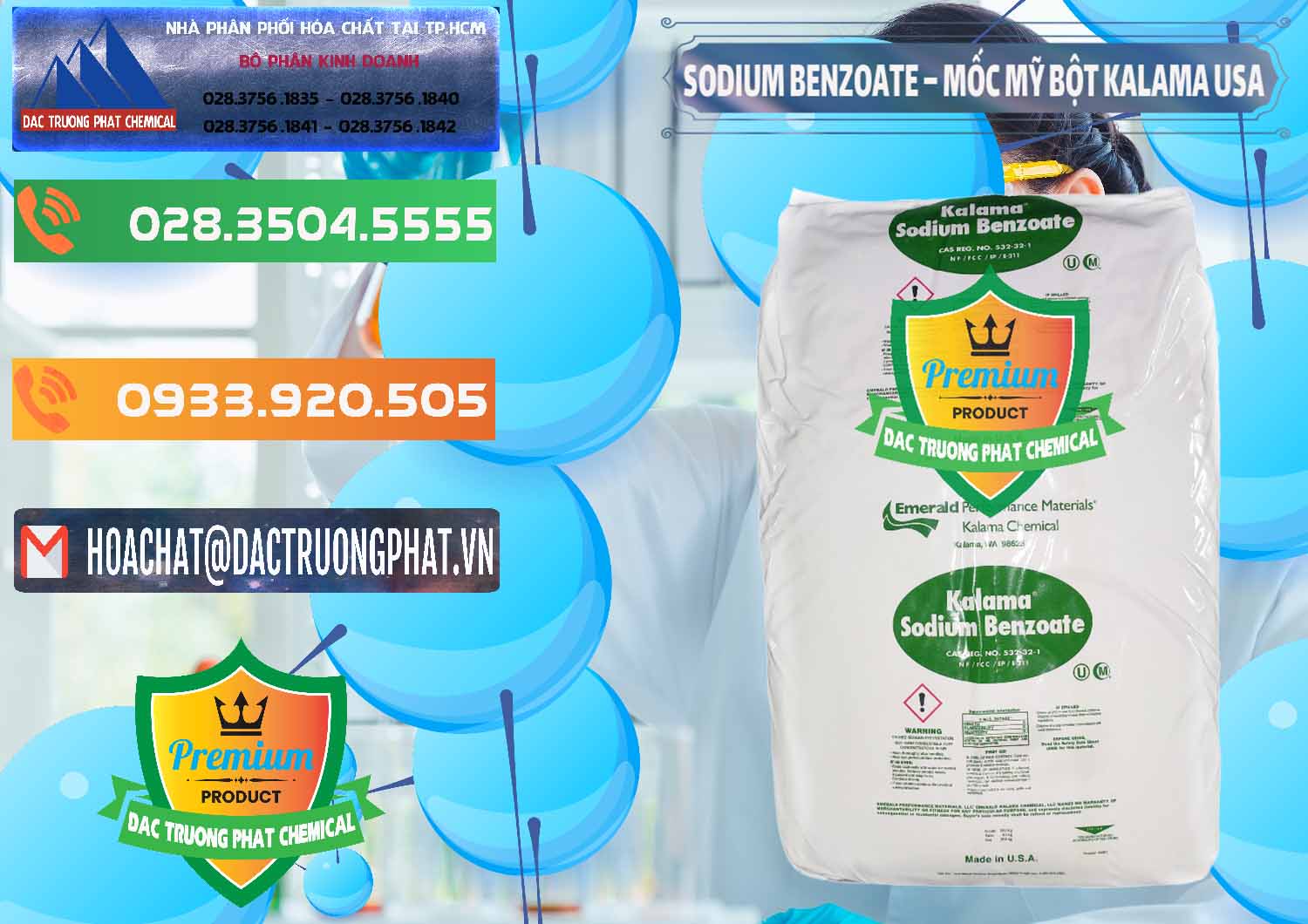 Cty kinh doanh và bán Sodium Benzoate - Mốc Bột Kalama Food Grade Mỹ Usa - 0136 - Nơi nhập khẩu & phân phối hóa chất tại TP.HCM - hoachatxulynuoc.com.vn